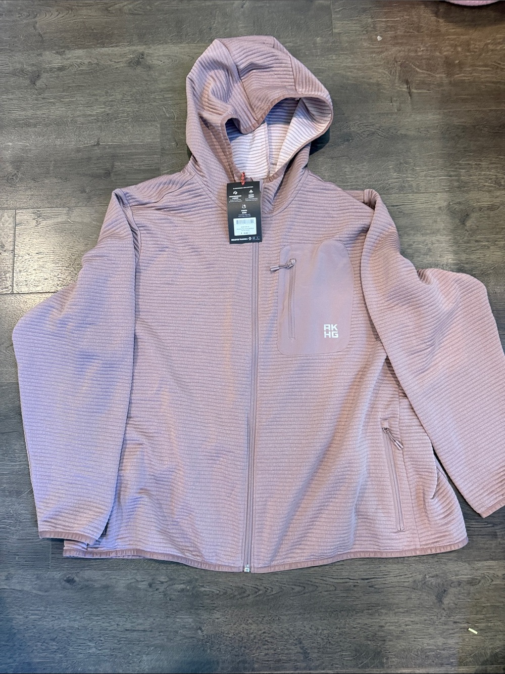 Duluth Trading Co Pink Hooded Zip Jacket